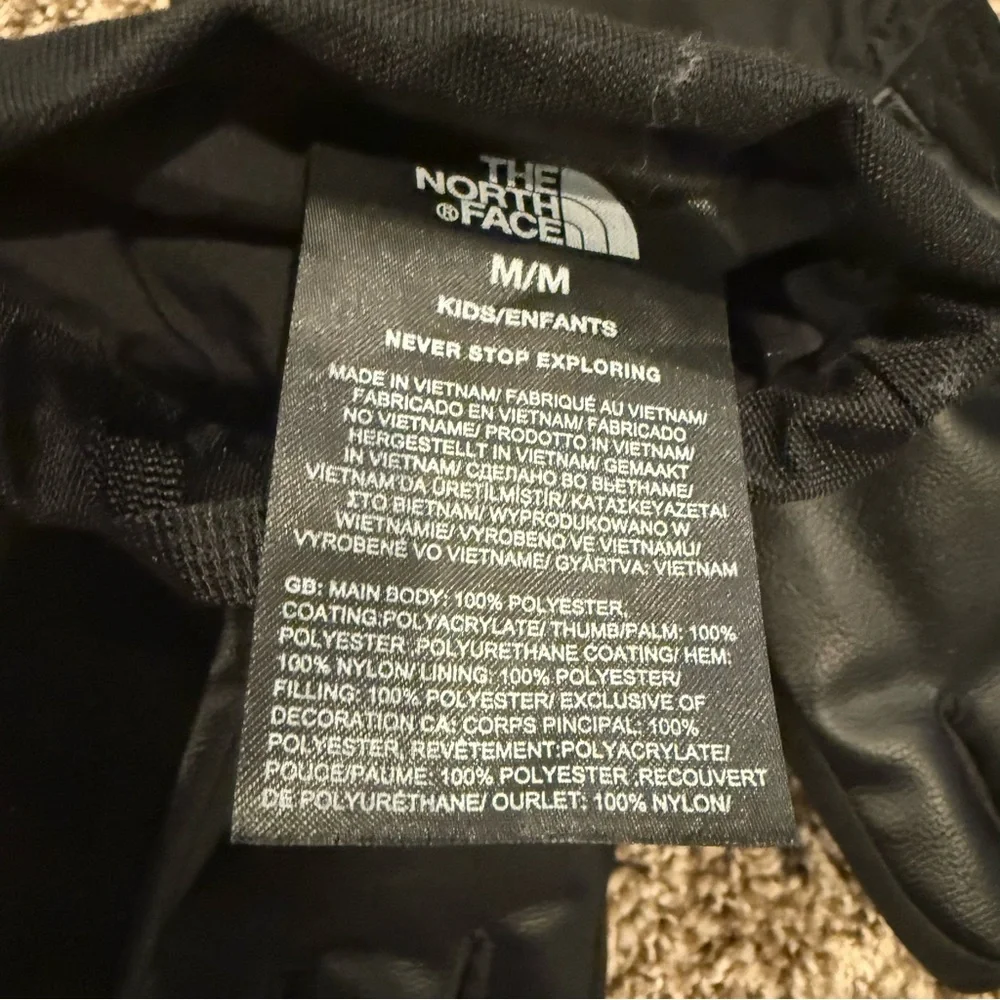 The North Face Winter Montana Ski Gloves - Black- Size Medium